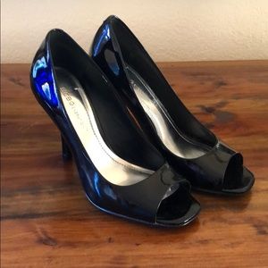 Patent leather heels